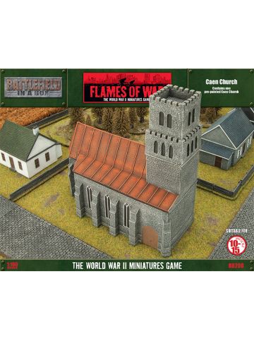 Battlefront BB208 European Church Caen (1) Gaming Terrain