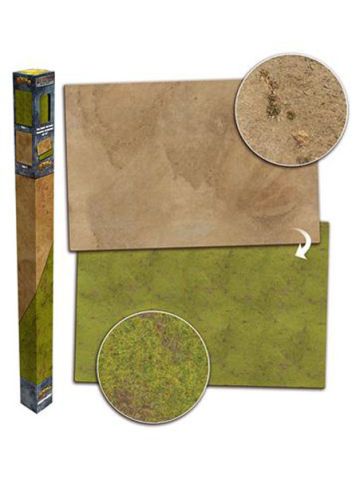 Battlefront BB951 Grassland/Desert Gaming Mat 6ft (180 cm) x 4 ft (120 cm)