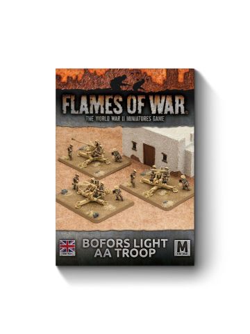 Flames of War BBX36 Mid War Bofors Light AA Troop (3) Gaming Miniatures