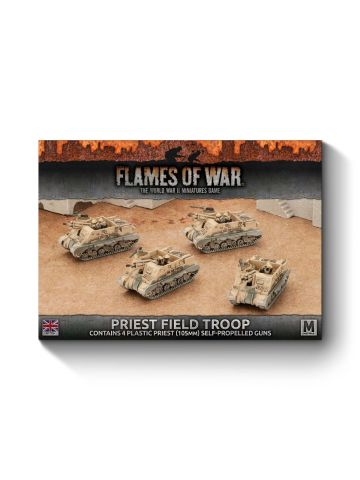 Flames of War BBX45 Mid War Priest Field Troop (4 Vehicles) Gaming Miniatures
