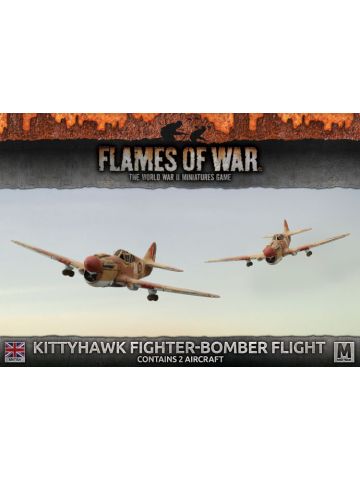 Flames of War BBX46 Kittyhawk Fighter-Bombers (2 Aircraft) Gaming Miniatures
