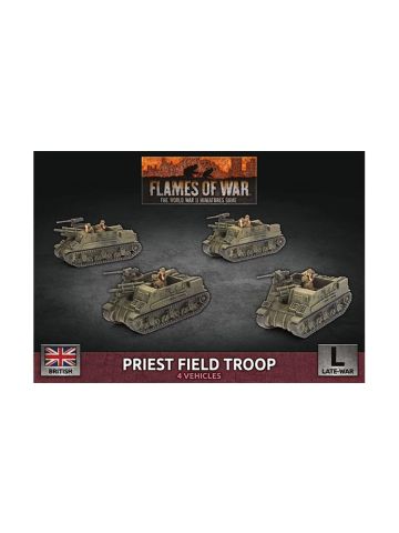 Flames of War BBX64 Priest Field Troop (4 Sp Guns) Plastic Gaming Miniatures