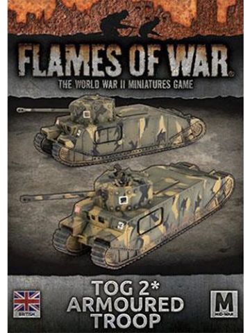 Flames of War BBX68 TOG 2 17 Pdr (2 Tanks) Gaming Miniatures