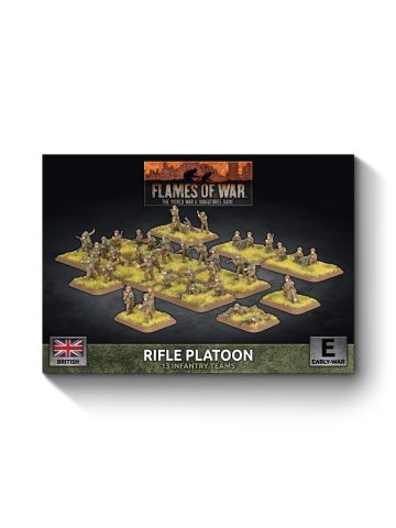 Flames of War BBX85 BEF Rifle Platoon Plastic Gaming Miniatures