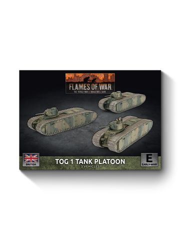 Flames of War BBX89 TOG I Tank Platoon (3 Tanks) Gaming Miniatures