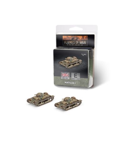 Flames of War BR051 Matilda I (2 Tanks) Gaming Miniatures