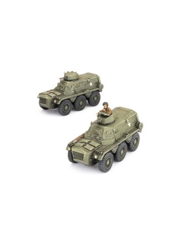 Flames of War BR370 Saracen Armoured Personnel Carrier (2) Gaming Miniatures