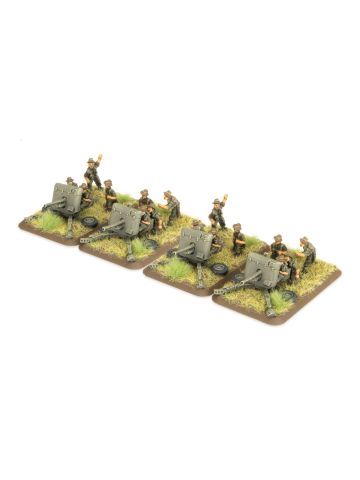 Flames of War BR502 2pdr Anti-tank Platoon Far East (4 Guns) Gaming Miniatures