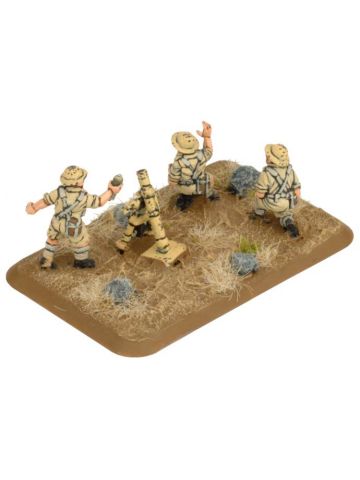Flames of War BR734 8th Army 3-inch Mortar Platoon (6 Mortars) Gaming Miniatures