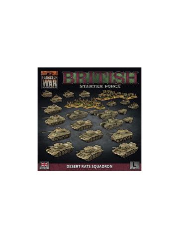 Flames of War BRAB13 British Starter Force: Desert Rats Gaming Miniatures