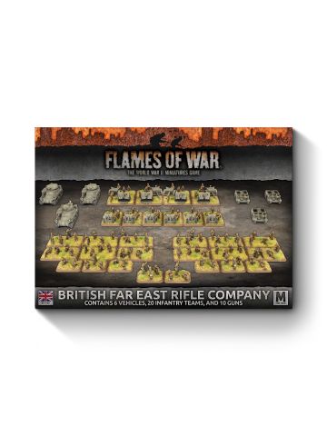 Flames of War BRAB18 British Far East Rifle Company (Vehicles, Infantry & More)