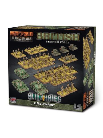 Flames of War BRAB19 British Rifle Company Starter Force Infantry, Tanks & More