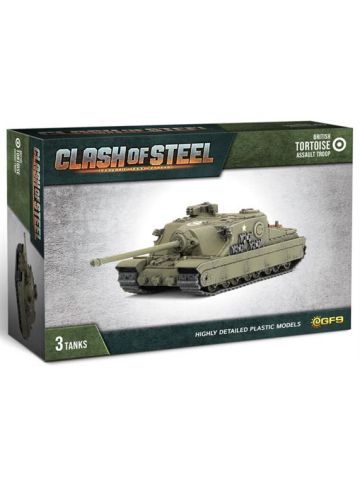 Clash of Steel CSB01 Tortoise Assault Troop (3 Tanks) Plastic Gaming Miniatures