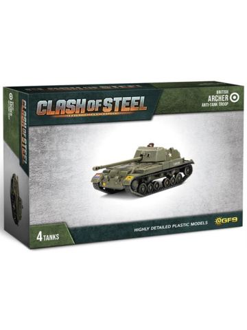 Clash of Steel CSB07 Archer Anti-Tank Troop (4 AT Guns) Gaming Miniatures