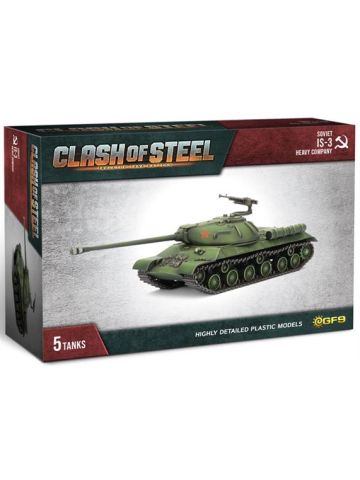 Clash of Steel CSS01 IS-3 Heavy Company (5 Tanks) Plastic Gaming Miniatures