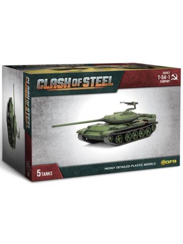 Clash of Steel CSS03 T-54-1 Company (5 Tanks) Plastic Gaming Miniatures