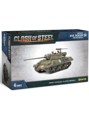 Clash of Steel CSU07 M36 Jackson Tank Destroyers (4 TDs) Gaming Miniatures