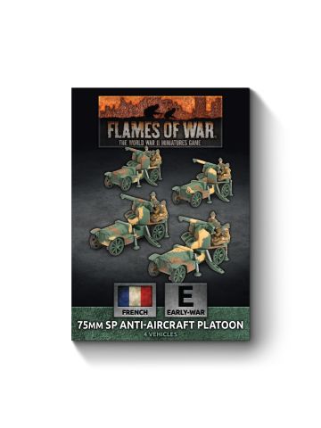 Flames of War FRX22 75mm SP AA Platoon (4) Gaming Miniatures