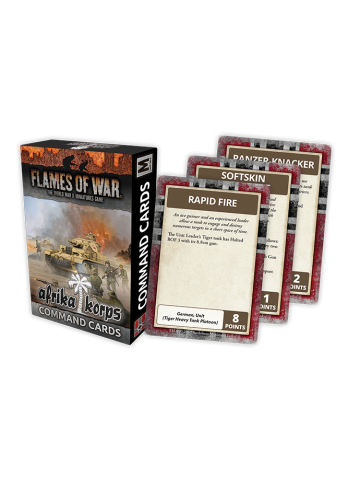 Flames of War FW242C Afrika Korps Command Cards