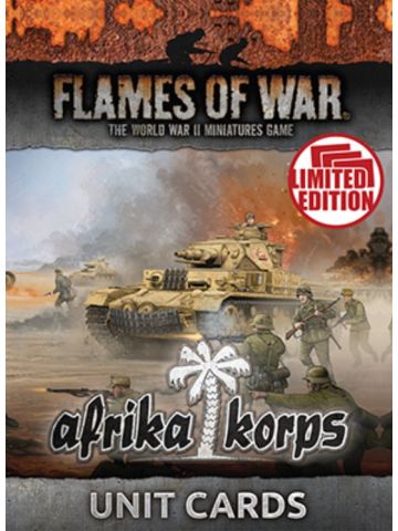 Flames of War Afrika Korps Unit Cards (23)