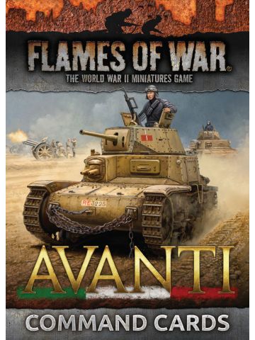 Flames of War Avanti Command Cards (36)