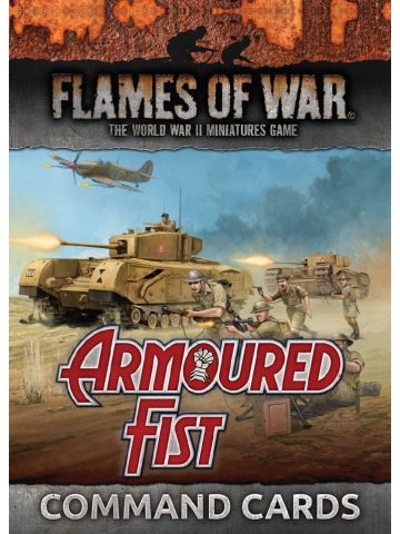 Flames of War Armored Fist Command Cards (53)