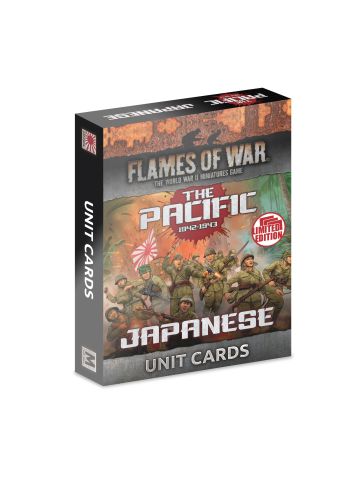Flames of War FW258JU The Pacific: Japanese Unit Cards (38 Cards)
