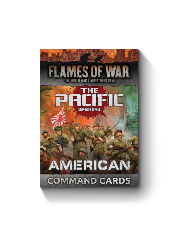 Flames of War FW258UC The Pacific: American Command Card