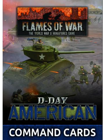 Flames of War D-Day: American Command Cards