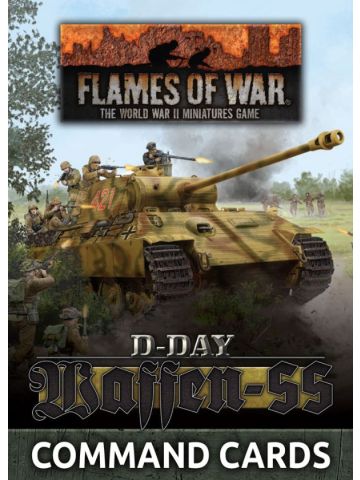 Flames of War FW265C D-Day Waffen-SS Command Card Pack