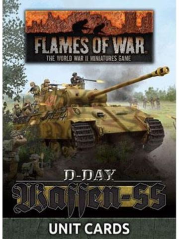 Flames of War FW265U D-Day Waffen-SS Unit Card Pack
