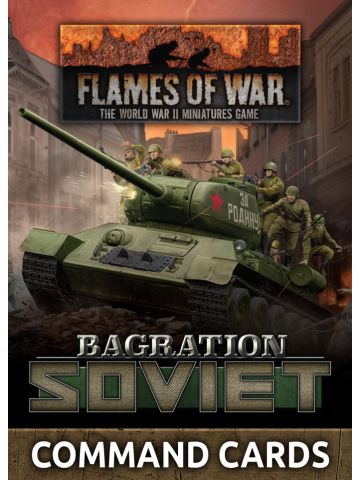 Flames of War Bagration: Soviet Command Cards