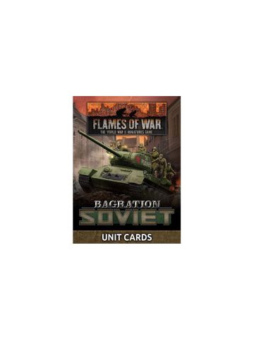 Flames of War Bagration: Soviet Unit Cards