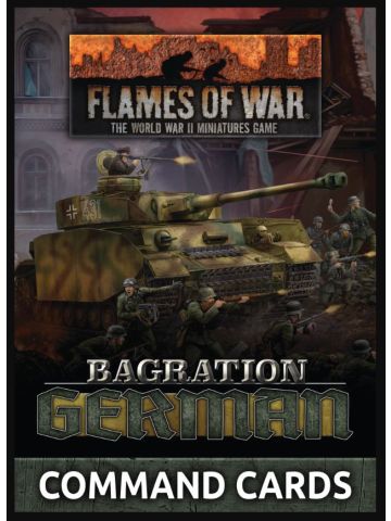 Flames of War FW267C Bagration: German Command Cards