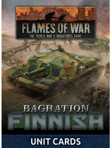 Flames of War FW269FU Bagration: Finnish Unit Cards