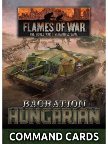 Flames of War FW269HC Bagration Hungarian Command Cards