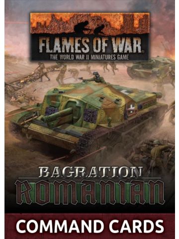 Flames of War FW269RC Bagration Romanian Command Cards