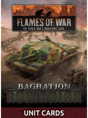 Flames of War FW269RU Bagration Romanian Unit Cards