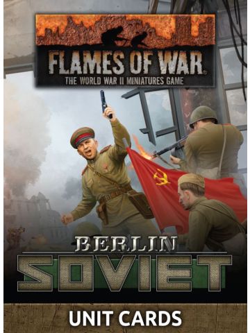 Flames of War FW274U Berlin: Soviet Unit Cards