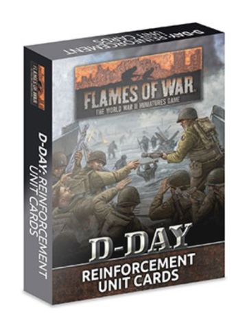 Flames of War FW275U D-Day: Reinforcement Unit Cards