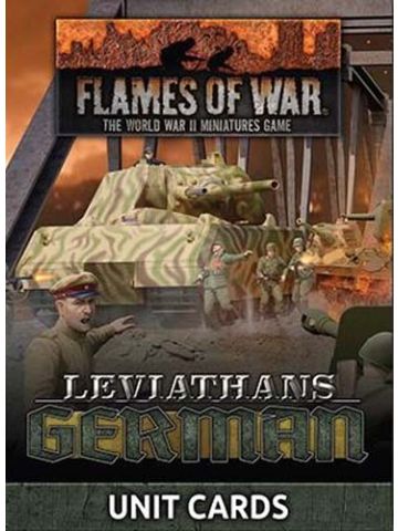 Flames of War FW276GU Late War Leviathans German Unit Cards