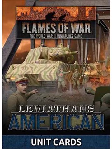 Flames of War FW276UU Late War Leviathans American Unit Cards