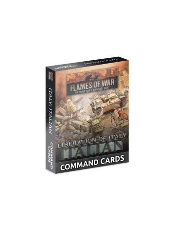 Flames of War FW278IC Liberation Of Italy Italian Command Cards Axis & Allied