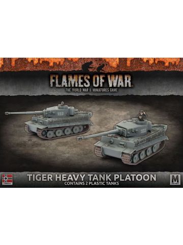Flames of War GBX107 Tiger Heavy Platoon Mid-War (2 Tanks) Gaming Miniatures