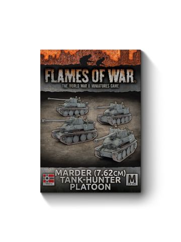 Flames of War GBX110 Marder Tank Hunter Platoon (4) Gaming Miniatures