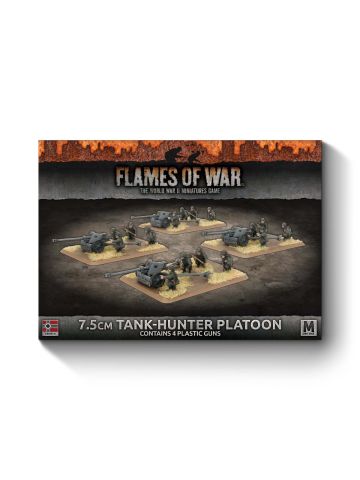 Flames of War GBX116 Mid War 7.5cm Tank Hunter Platoon (4) Gaming Miniatures