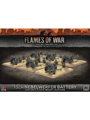 Flames of War GBX118 15 cm Nebelwerfer Mid-War (6 Launchers) Gaming Miniatures