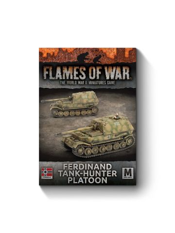 Flames of War GBX127 Mid War Ferdinand Tank Hunter Platoon (2) Gaming Miniatures