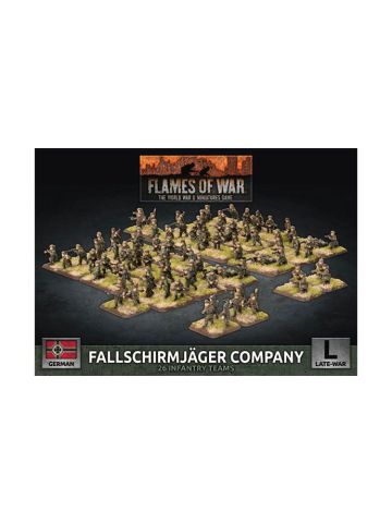 Flames of War GBX136 Fallschirmjager Company Late War (92 Figures) Miniatures