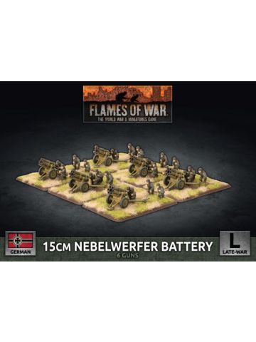 Flames of War GBX146 15cm Nebelwerfer Battery Late War (6) Gaming Miniatures